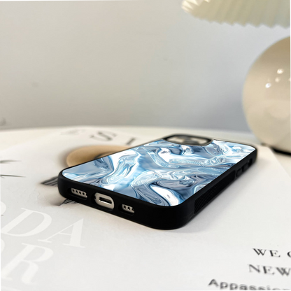 Melted Ice Aura Glass Case