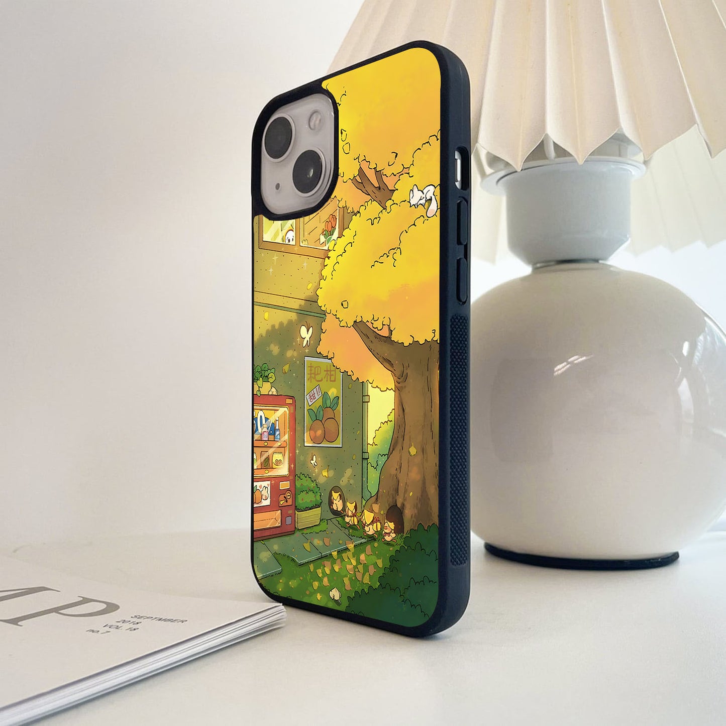 Golden Leaf Play Glass Case