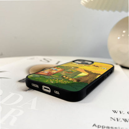 Golden Leaf Play Glass Case