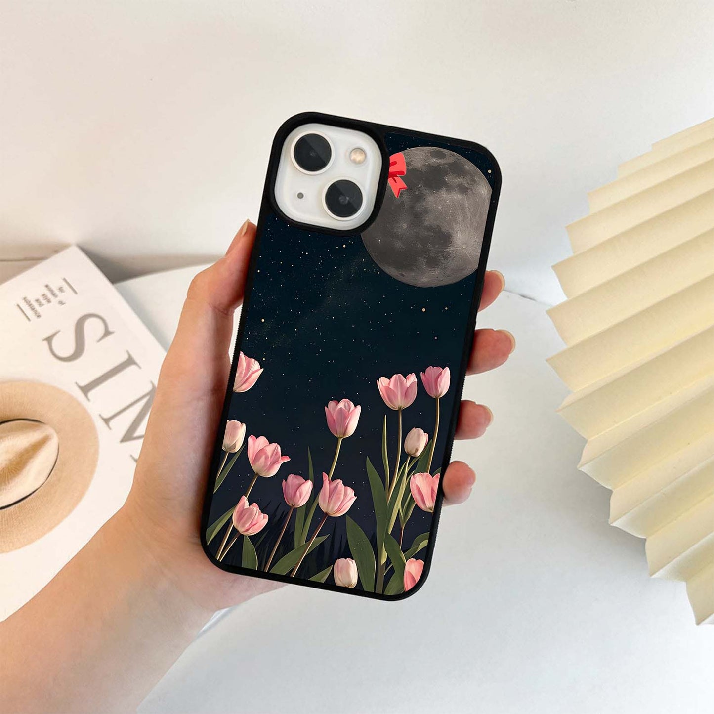 Moonlit Night Tulip Glass Case