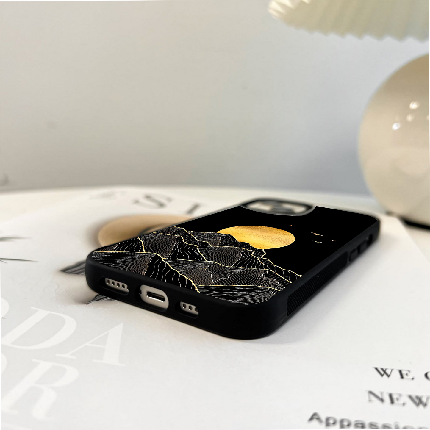 Golden Sun Overlined Glass Case