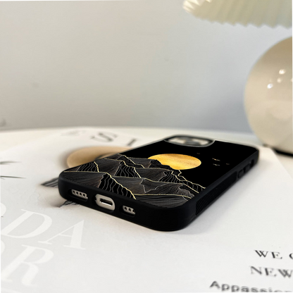 Golden Sun Overlined Glass Case