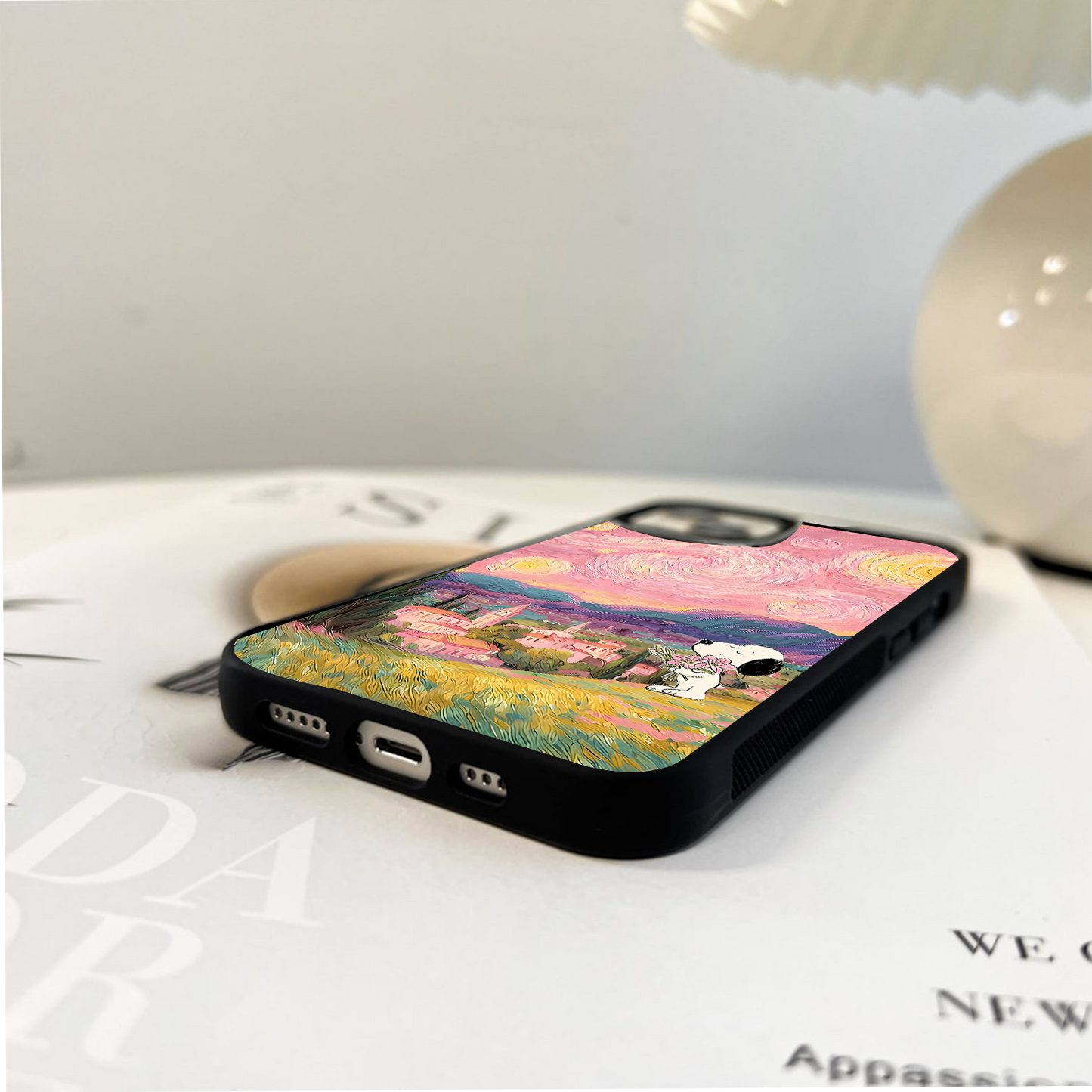 Pink Dream Galaxy Glass Case