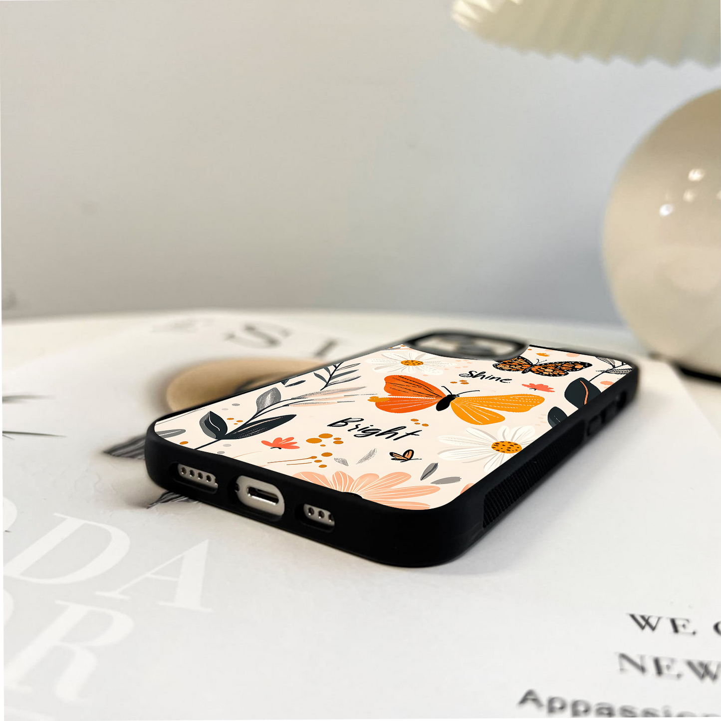 Shine Bright Bloom Glass Case