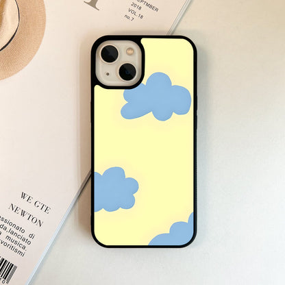 Soft Blue Skies Glass Case