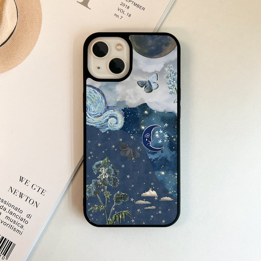 Dreamy Lunar Night Glass Case