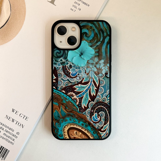 Ocean Bloom Spirit Glass Case