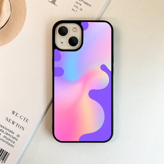 Abstract pastel swirl Glass Case