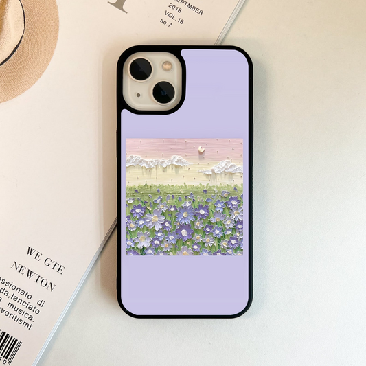 Lavender Dream Meadow Glass Case