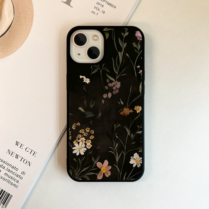 Shadow Floral Meadow Glass Case