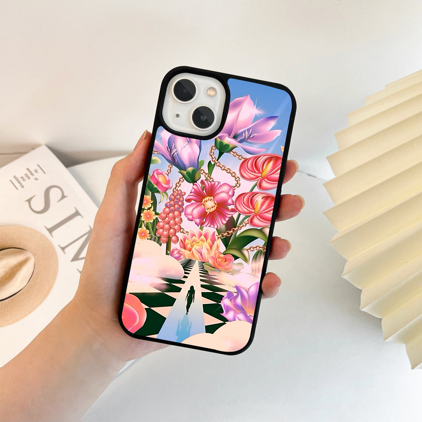 Heavenly Aura Bloom Glass Case