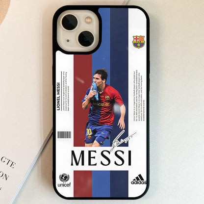 Lionel Messi Barcelona Legacy Glass Case