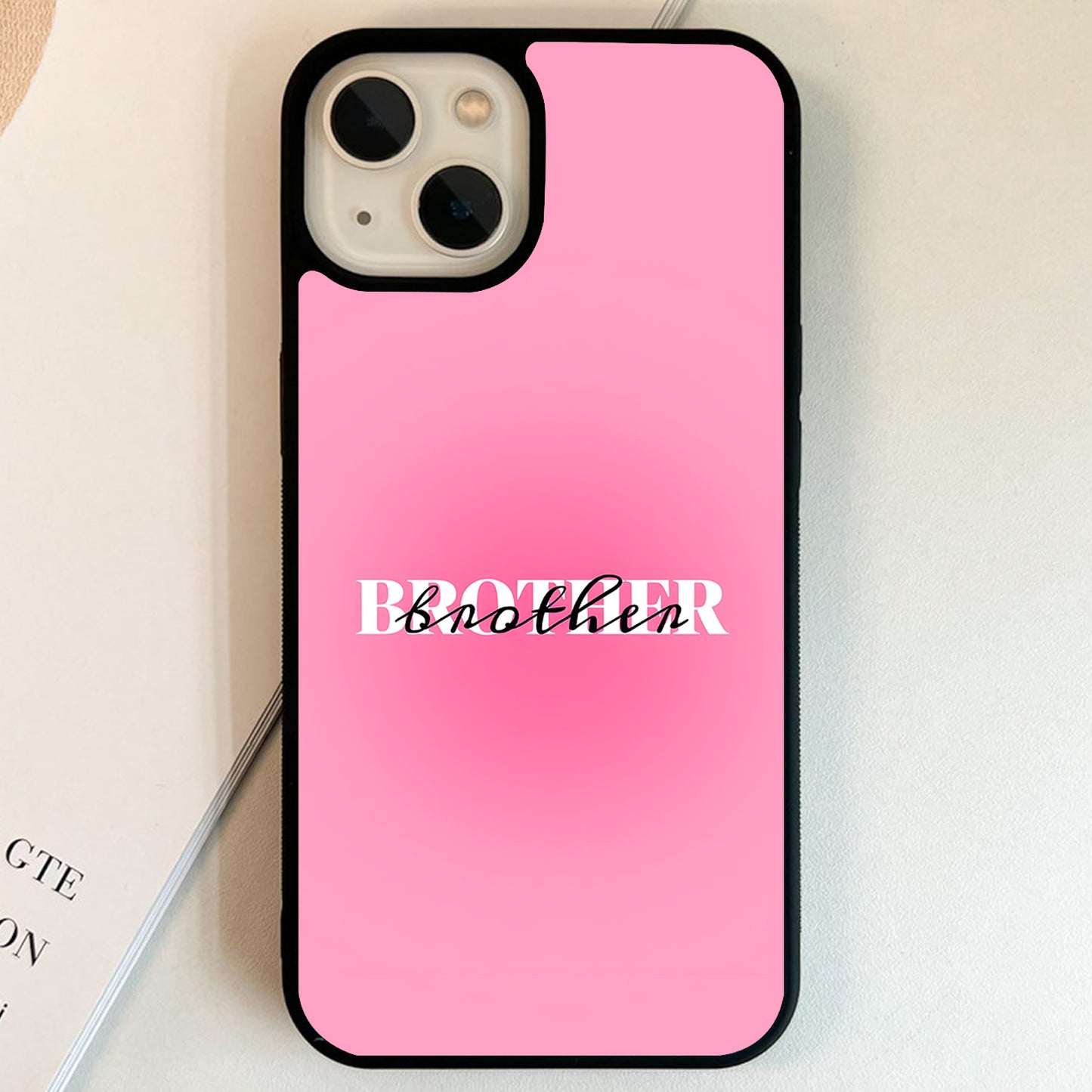Brother Forever Always Love Glass Case