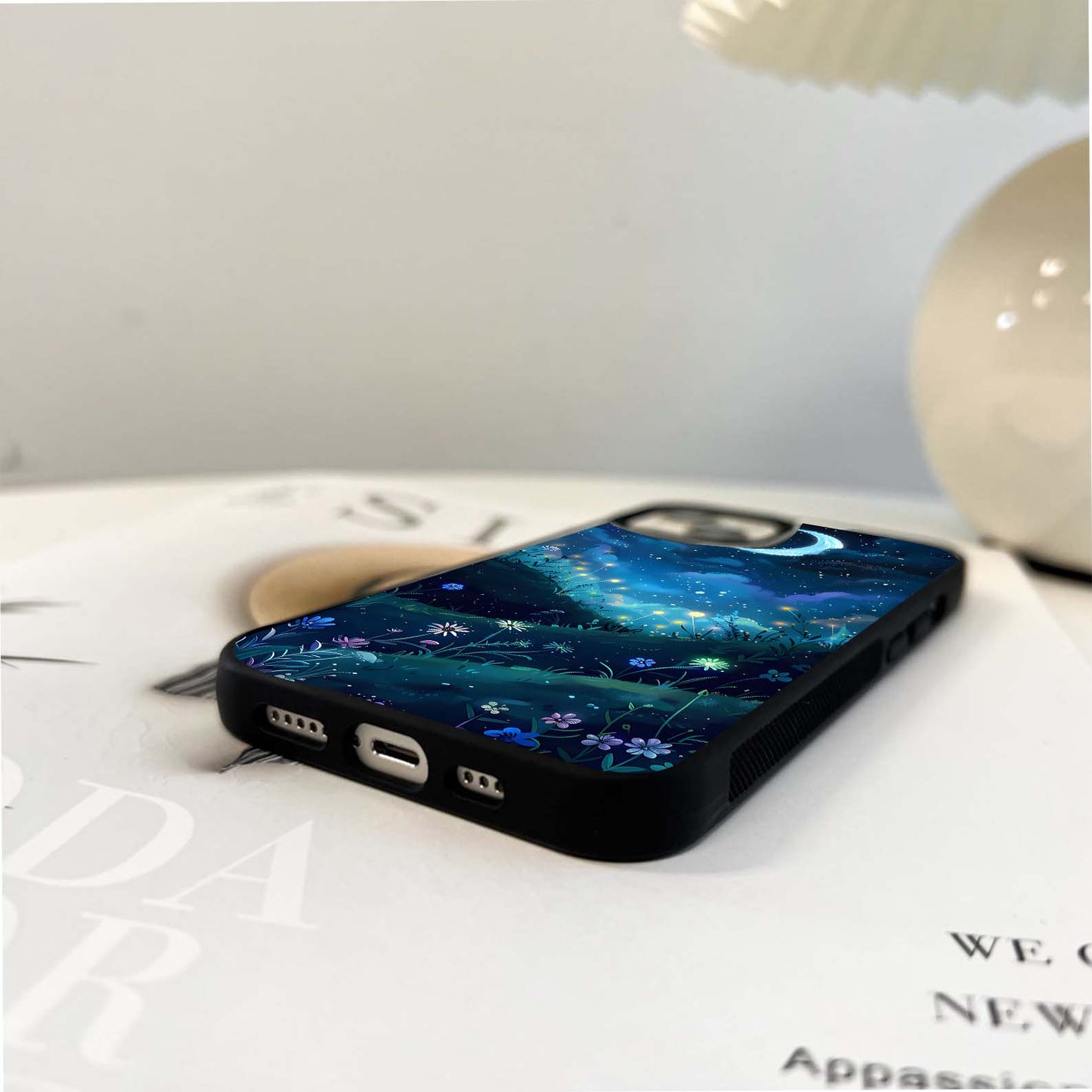 Celestial Night Meadow Glass Case