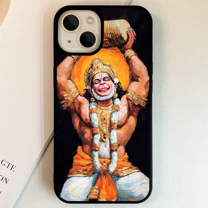 Hanuman Divine Strength Glass Case