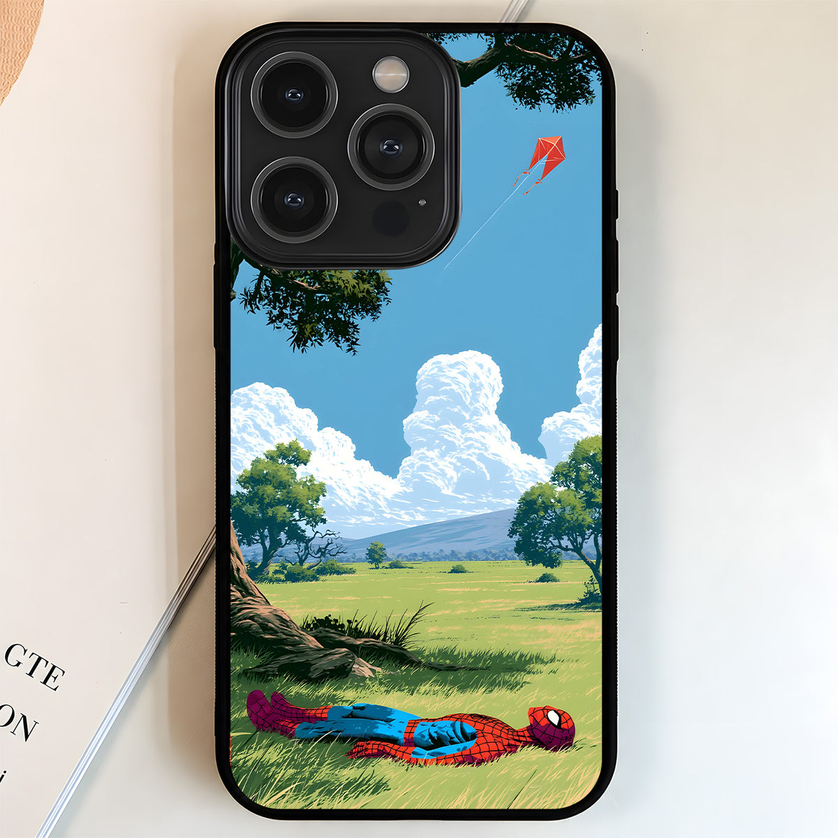 Spider Sky Escape Glass Case