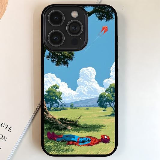 Spider Sky Escape Glass Case