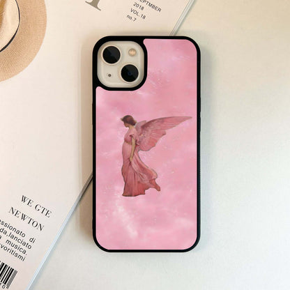 Pink Angel Grace Glass Case