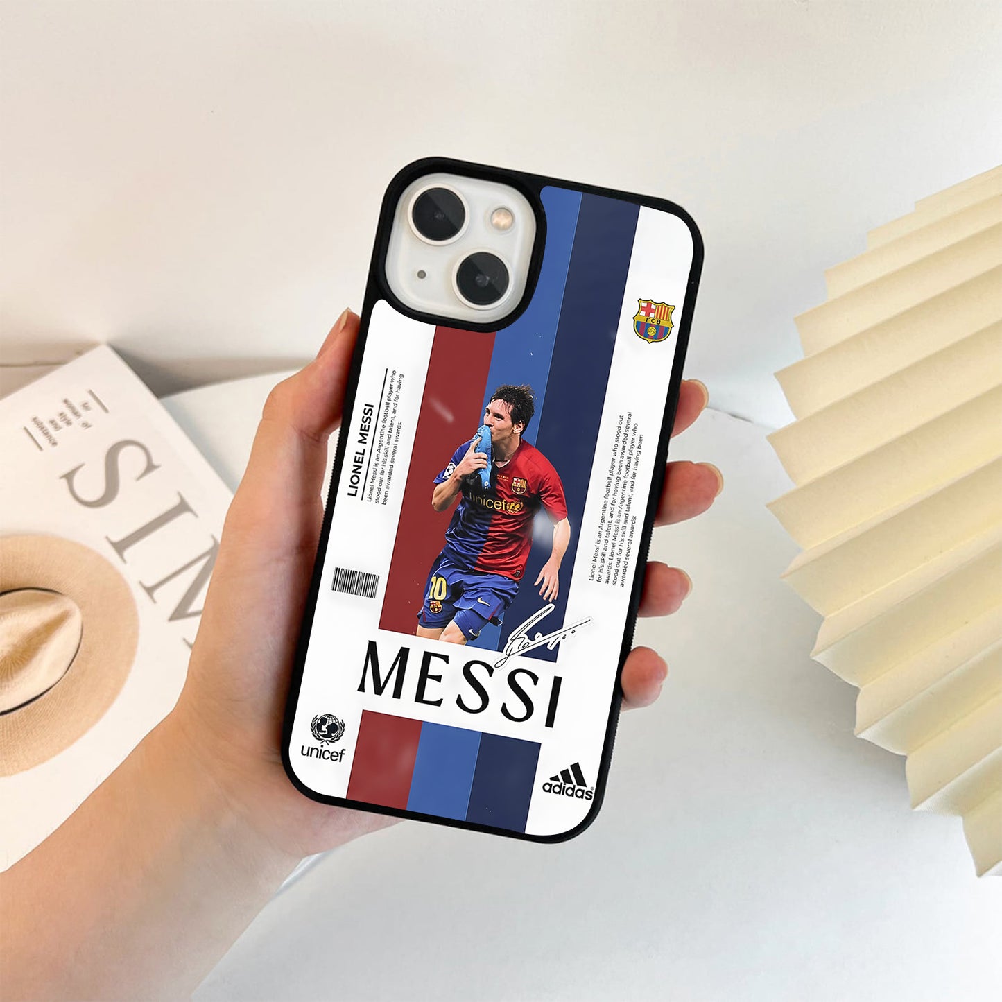 Lionel Messi Barcelona Legacy Glass Case