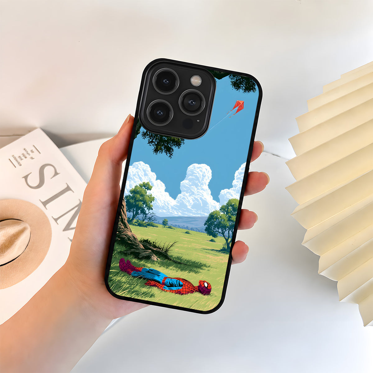 Spider Sky Escape Glass Case