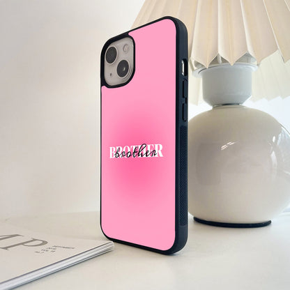 Brother Forever Always Love Glass Case