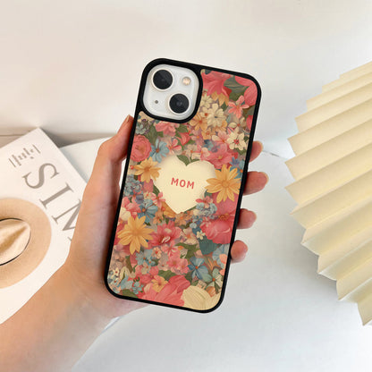Floral Mom Love Glass Case