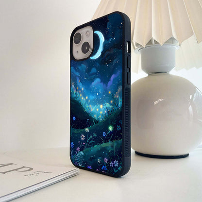 Celestial Night Meadow Glass Case