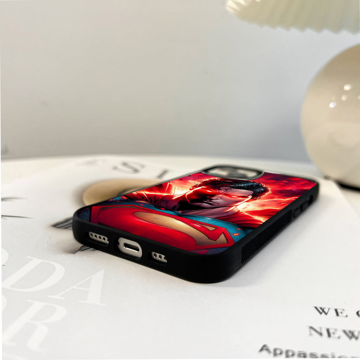 Superman Crimson Laser Fury Glass Case