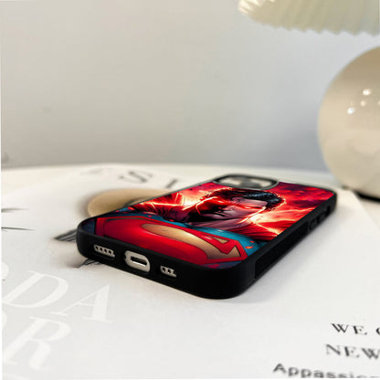 Superman Crimson Laser Fury Glass Case