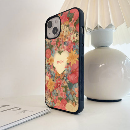 Floral Mom Love Glass Case