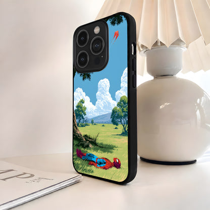 Spider Sky Escape Glass Case