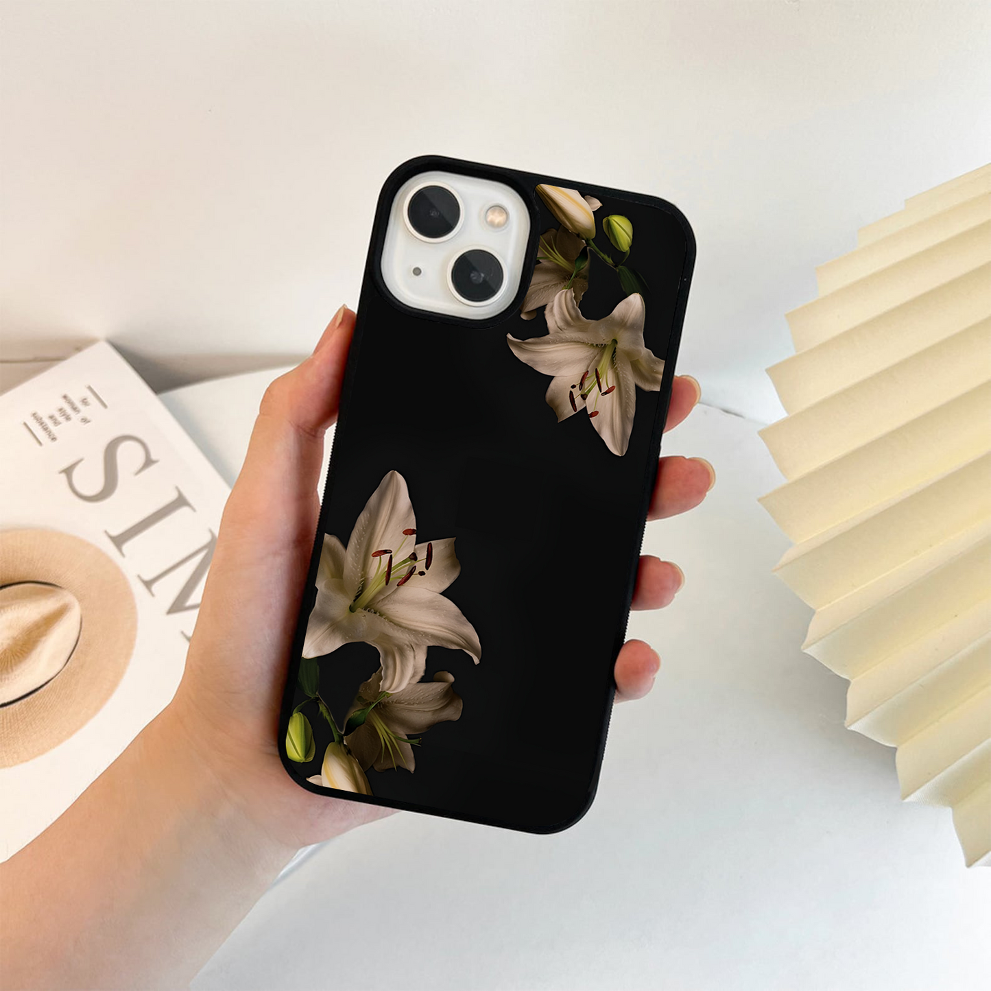 Lily Noir Luxe Glass Case