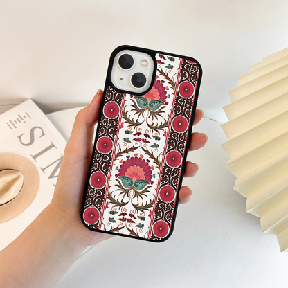 Crimson Heritage Bloom Glass Case