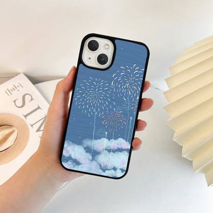 Midnight Firework Whimsy Glass Case