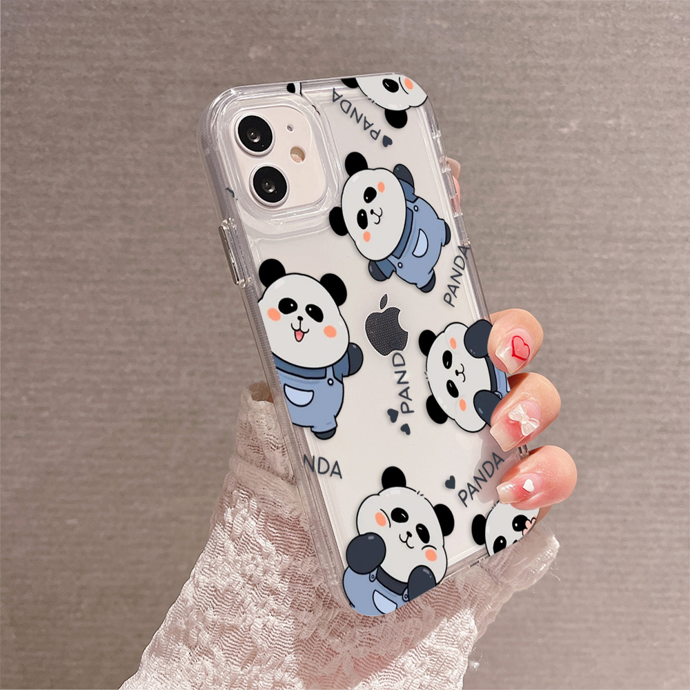 Panda Love Parade Clear Silicon Cover