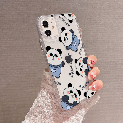 Panda Love Parade Clear Silicon Cover