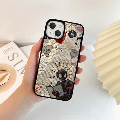 City Dream Sketch Glass Case