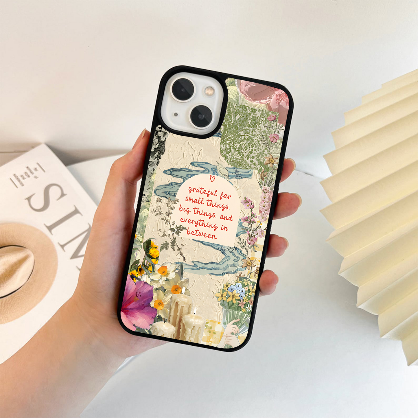 Bloom in Gratitude Glass Case