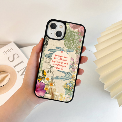 Bloom in Gratitude Glass Case