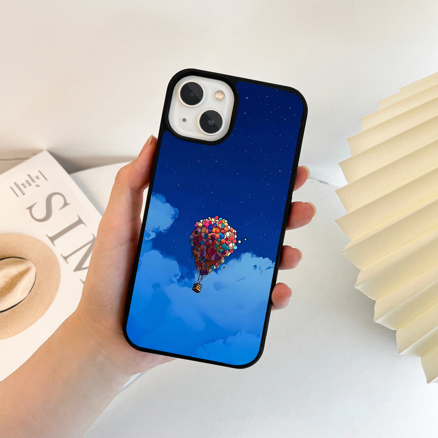 Balloon House Sky Glass Case