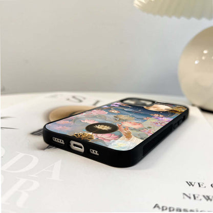 Moon & Bloom Glass Case