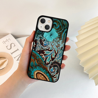 Ocean Bloom Spirit Glass Case