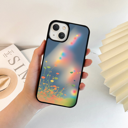 Rainbow Bloom Haze Glass Case