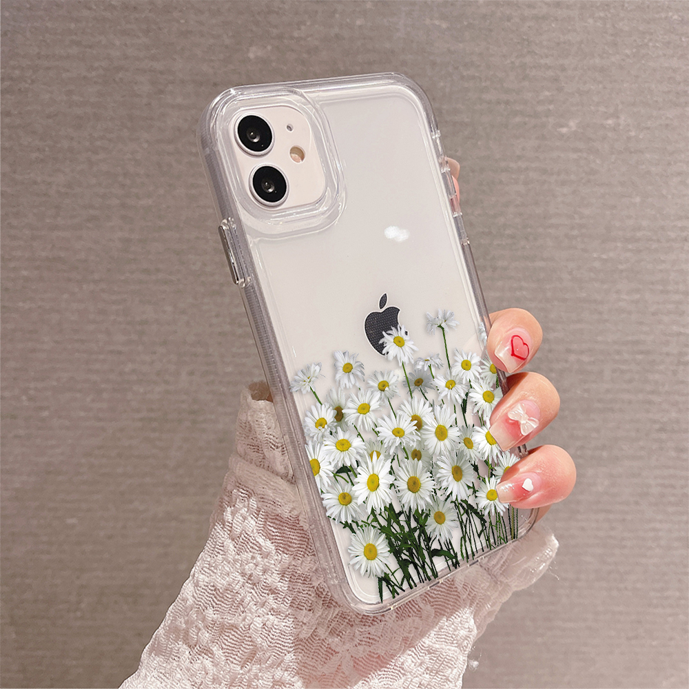 Daisy Garden Clear Silicon Cover