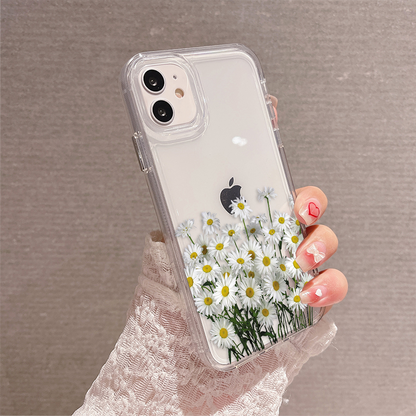 Daisy Garden Clear Silicon Cover