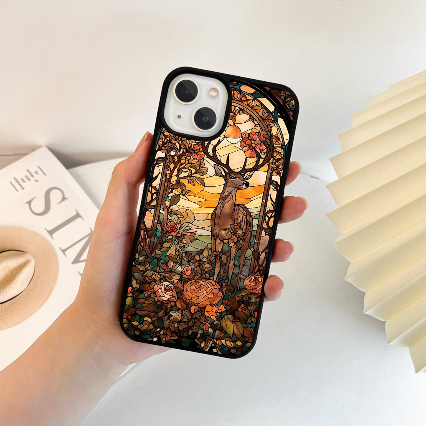 Enchanted Stag Glass Case