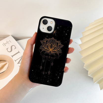 Divine Lotus Glow Glass Case