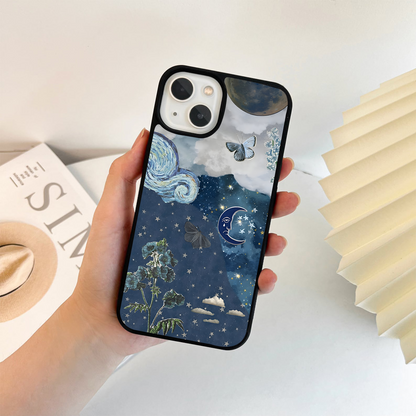 Dreamy Lunar Night Glass Case