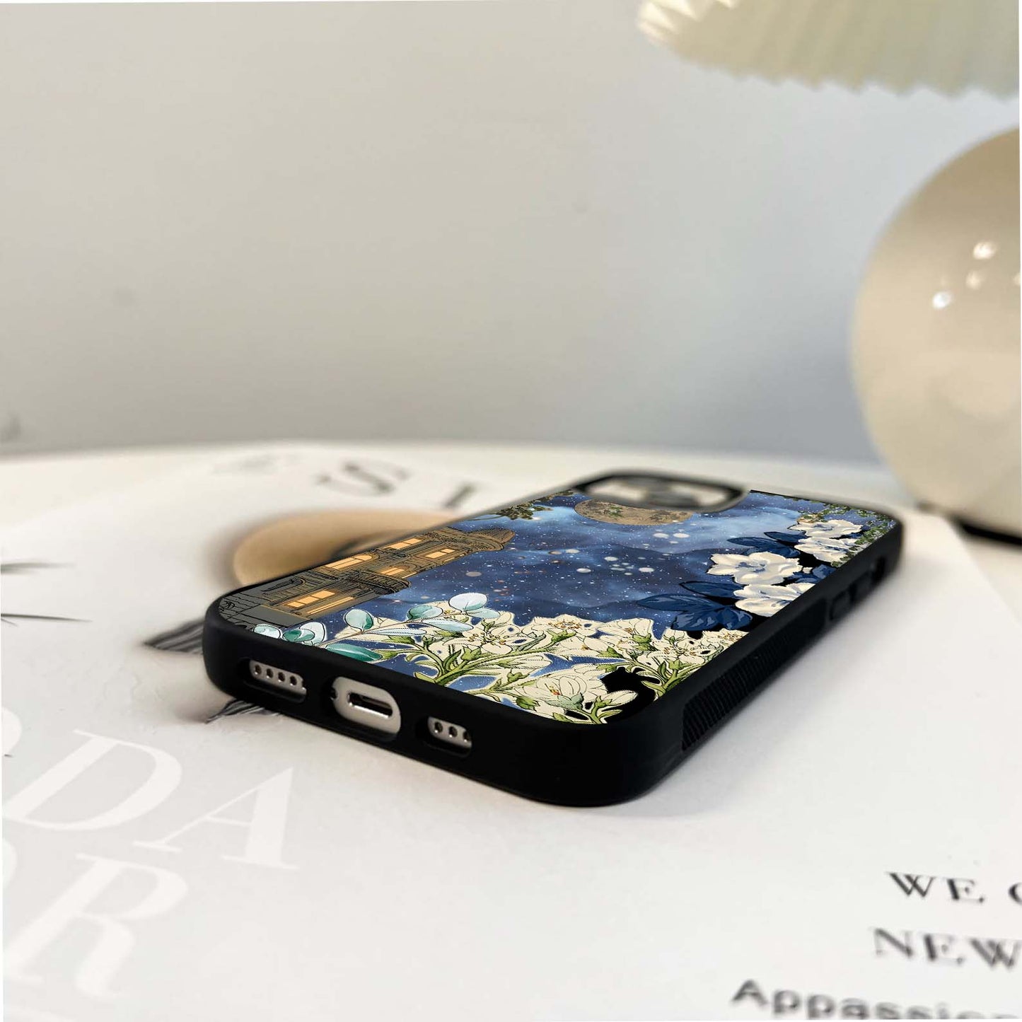 Moonlit Garden Glow Glass Case