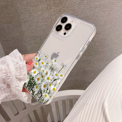 Daisy Garden Clear Silicon Cover